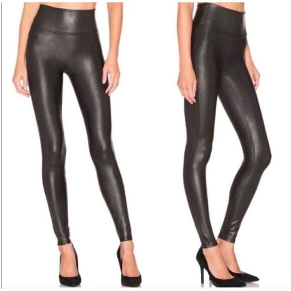 Spanx Faux Leather Leggings Size S NWOT - Picture 1 of 6